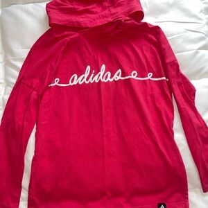 Adidas Vibrant Pink Hoodie
